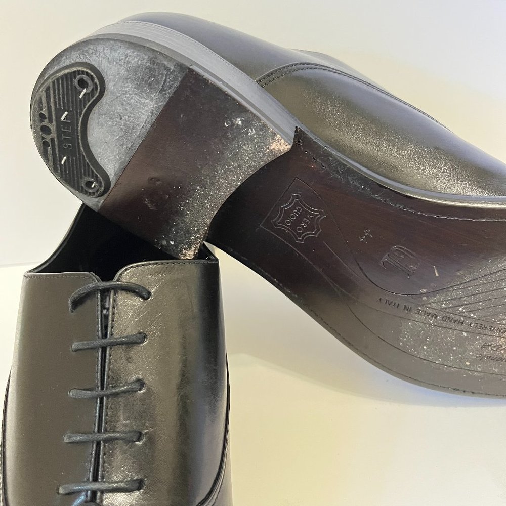 Black Oxford Dress Shoe by Enrico Fantini - Picture 13 of 14